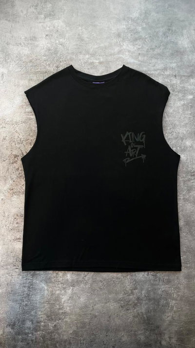 Musculosa Dalton King of art negra
