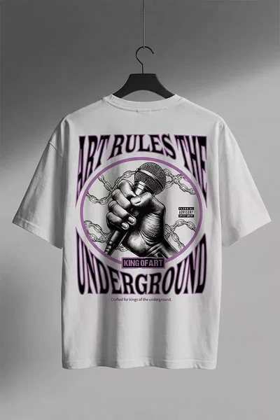 Remera King Of Art Urban Shirt Blanco