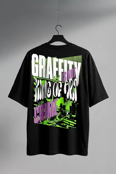 Remera King Of Art Urban Shirt Negro