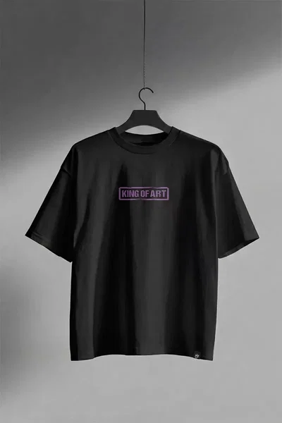 Remera King Of Art Urban Shirt Negro