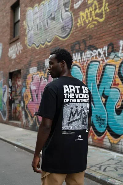 Remera Urban Shirt Negra King of Art