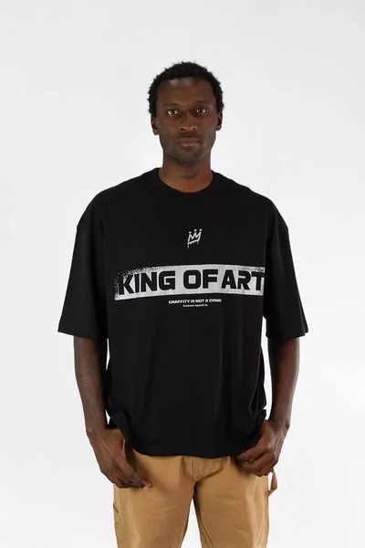 Remera King of Art Box Negro