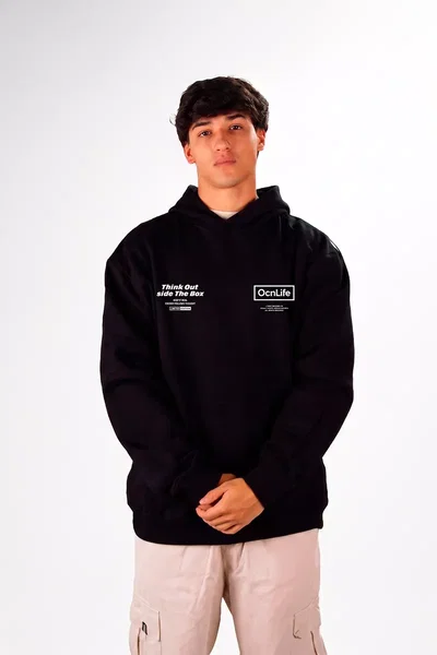 Buzo Ocn Canguro Original Negro