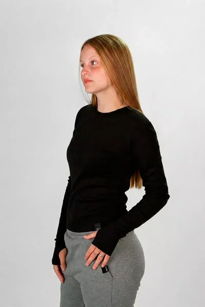 Remera manga larga COZY Ocn negro 