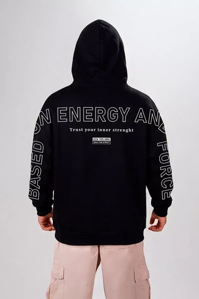 Buzo Ocn Urban Print Negro
