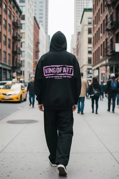 Buzo King Of Art Harlem negro 