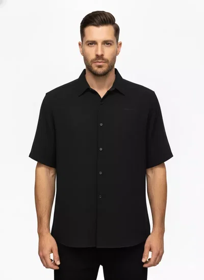 Camisa Ocn Grooved Negro
