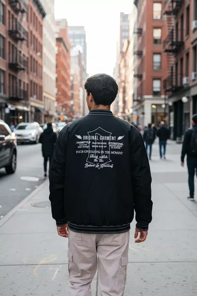 Campera Ocn American Importada negro