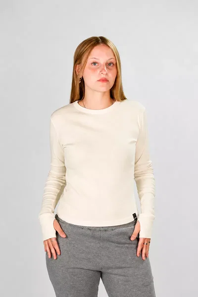 Remera manga larga COZY Ocn crudo