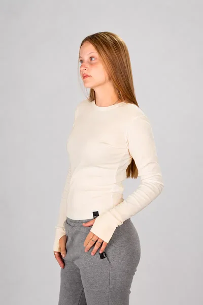 Remera manga larga COZY Ocn crudo
