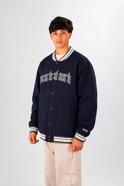 Campera Ocn American Importada Azul