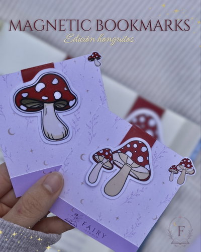 HONGUITOS #1 🍄🍄 - MARCAPÁGINAS MAGNETICOS