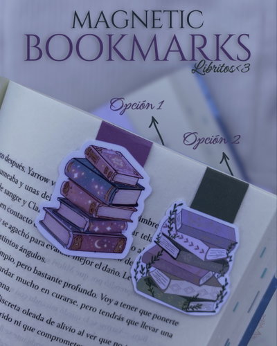 LIBRITOS📖💕 - MARCAPÁGINAS MAGNETICOS