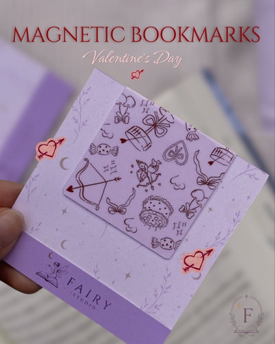 VALENTINE’S DAY💘🏹 - MARCAPÁGINAS MAGNETICOS 