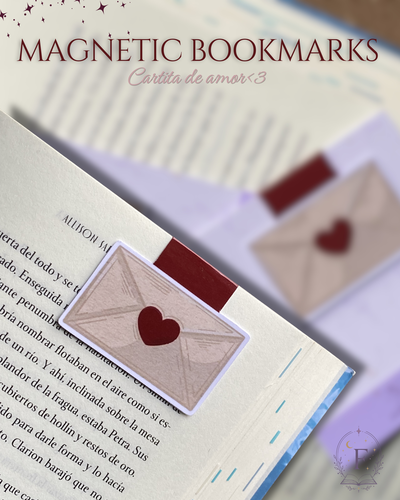 CARTITA DE AMOR💌 - MARCAPÁGINAS MAGNETICOS