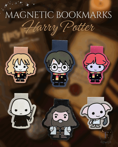 HARRY POTTER 🧙🏼‍♀️🪄⚡️ - MARCAPÁGINAS MAGNETICOS 