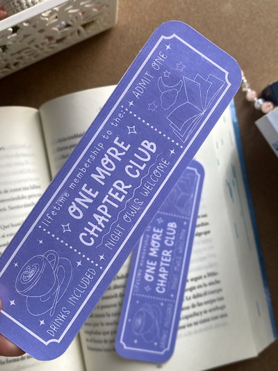 ONE MORE CHAPTER 💜 - Marcapáginas Ilustrado