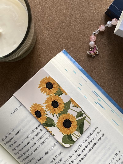 Girasoles 💛🌻 - Marcapáginas magnetico XL