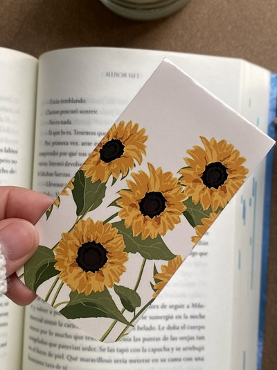 Girasoles 💛🌻 - Marcapáginas magnetico XL