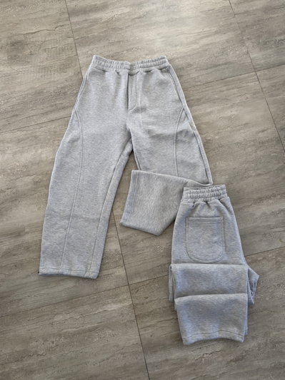 Jogging baggy Gris Melange