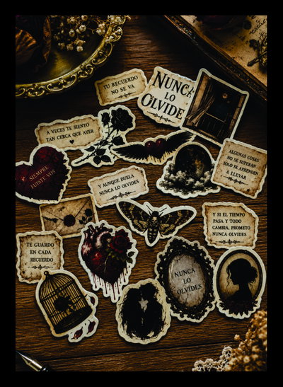 Nunca Lo Olvides - Pack de 19 stickers troquelados