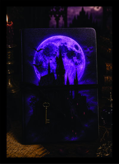 Cuaderno Artesanal Nómada A5 N002 Luna Violeta