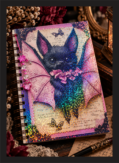 BAT PINK · Cuaderno Holográfico