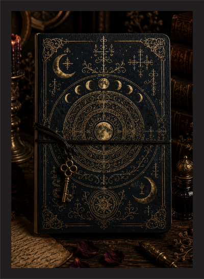 Cuaderno Artesanal Nómada A5 N011 Orbis Lunae