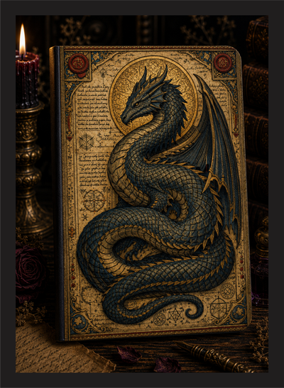 Cuaderno Artesanal Nómada A5 N008 Draco