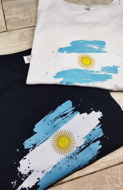 REMERA BANDERA ARGENTINA 