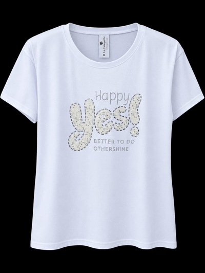 REMERA BLANCA YES