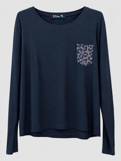 POLERA CAROLYN MANGA LARGA