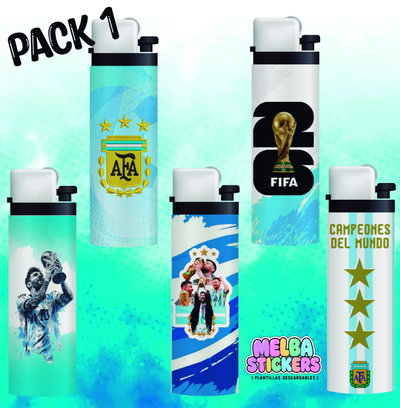 ENCENDEDORES ARGENTINA PACK 1