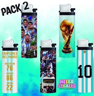 ENCENDEDORES ARGENTINA PACK 2