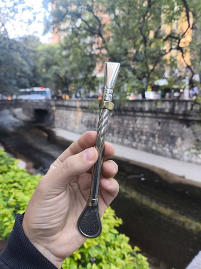 Bombillon artesano dije rombo