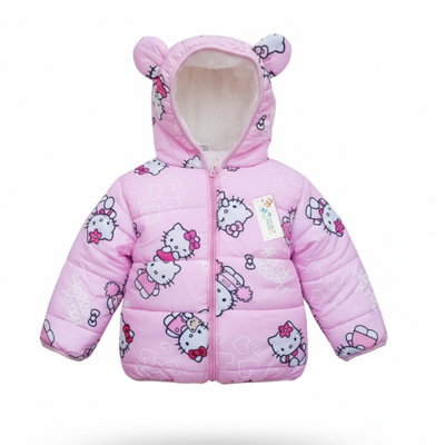 Campera Puffer Rosa kitty