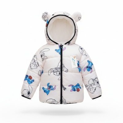 Campera Puffer Crema stitch