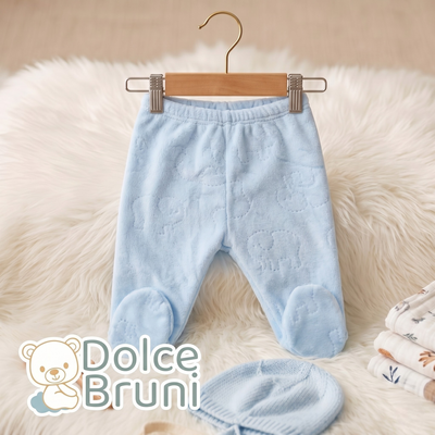 Pantaloncito de Plush con corderito - Elefantitos Celeste