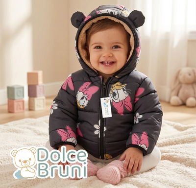 Campera Puffer Negra Daisy