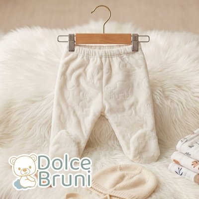 Pantaloncito de Plush con corderito- Elefantitos Beige