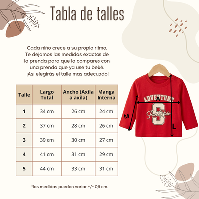 Camiseta Adventure ML Beige
