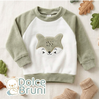 Buzo Fox - Plush Bifaz Premium Verde