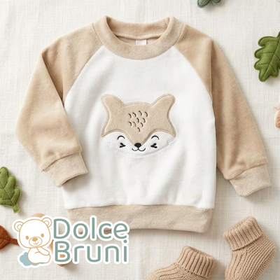 Buzo Fox - Plush Bifaz Premium Beige