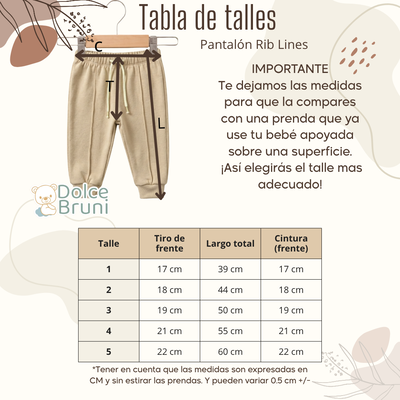 Pantalón Rib Lines - Darlon Premium Rosa