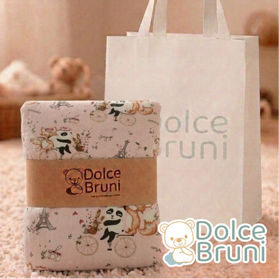 Manta Gabardina & Corderito- Rosa Panda