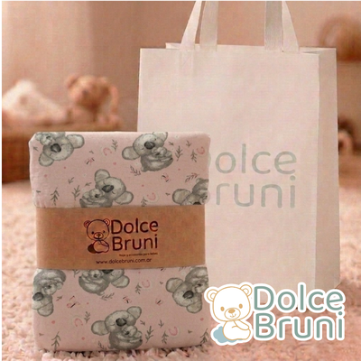 Manta Gabardina & Corderito- Rosa Koala