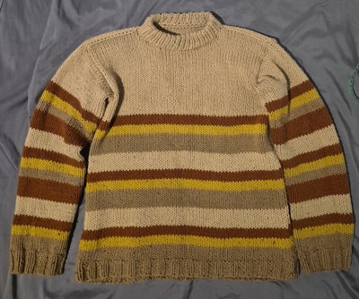Sweater artesanal de lana gruesa