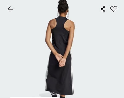 Vestido Largo Racerback  Essentials 3 Rayas