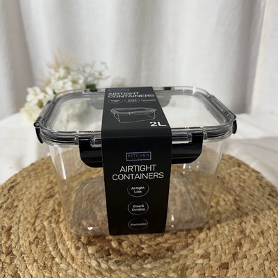 TUPPER PLASTICO BLACK 2L