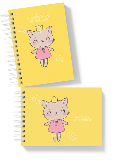 💛 Combo Diario del Bebé + Cuaderno Pediátrico